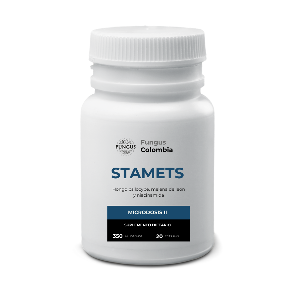 Microdosis Stamets x 20 cap x 350 mg