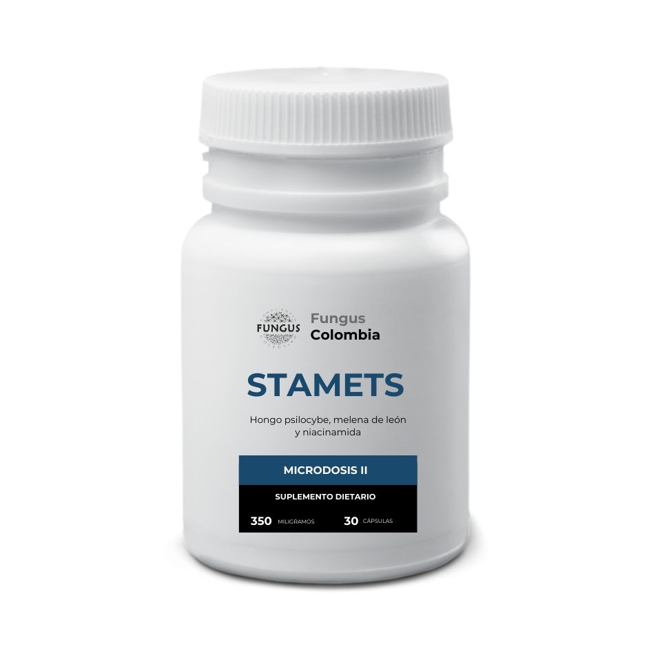 Microdosis Stamets x 30 Cap x 350 Mg