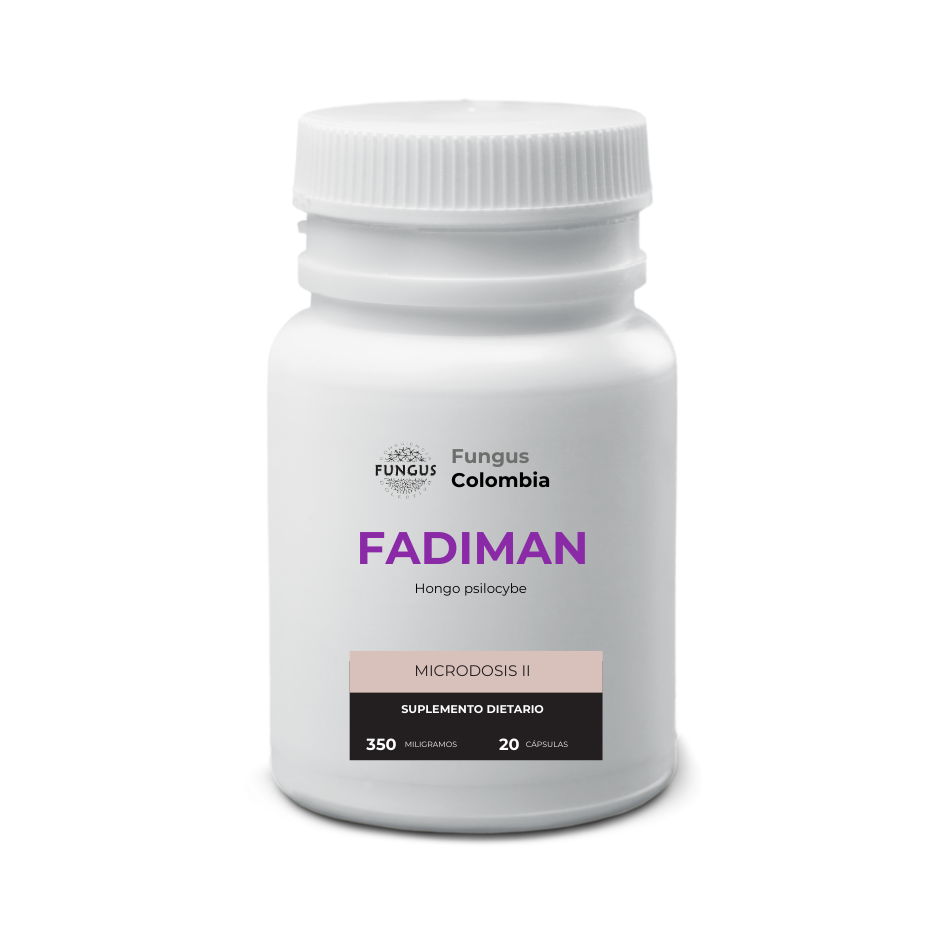 Microdosis psilocibina Fadiman II ( 30 cap x 350 mg )