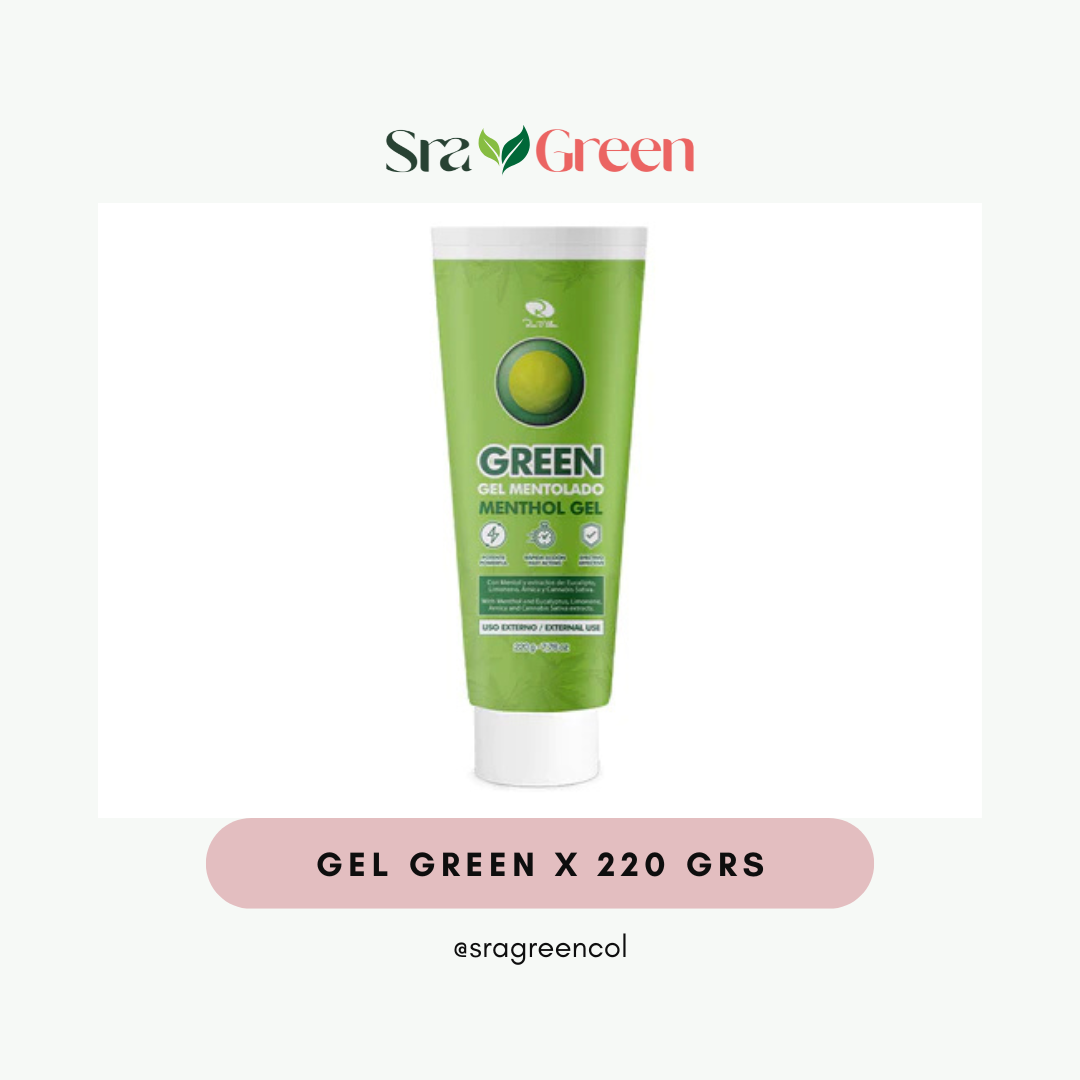 Gel Mentolada Green CBD 220 gr