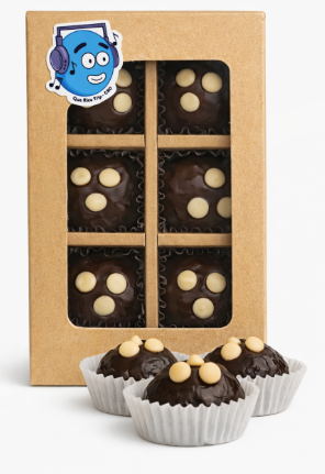 Trufas de brownie rellas de arequipe x 6 und - Que rico trip